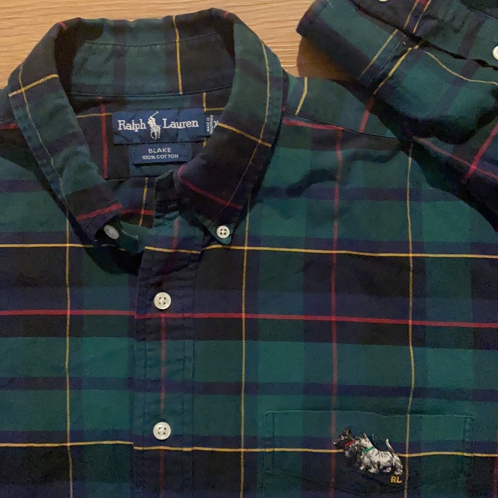 Vintage Scottie Dog Ralph Lauren dress shirt
